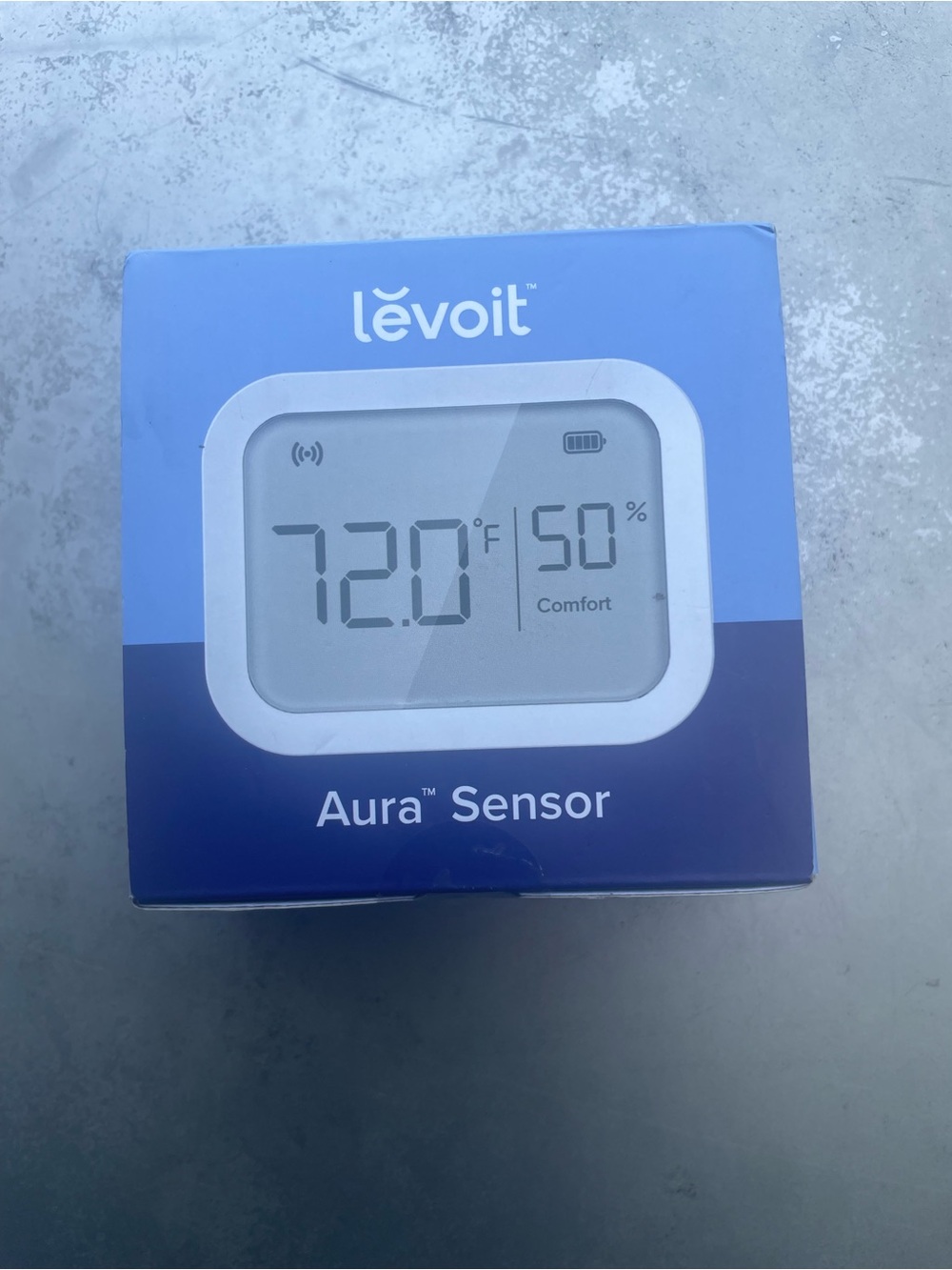 Levoit Aura Sensor - White Wireless Temperature & Humidity Monitor